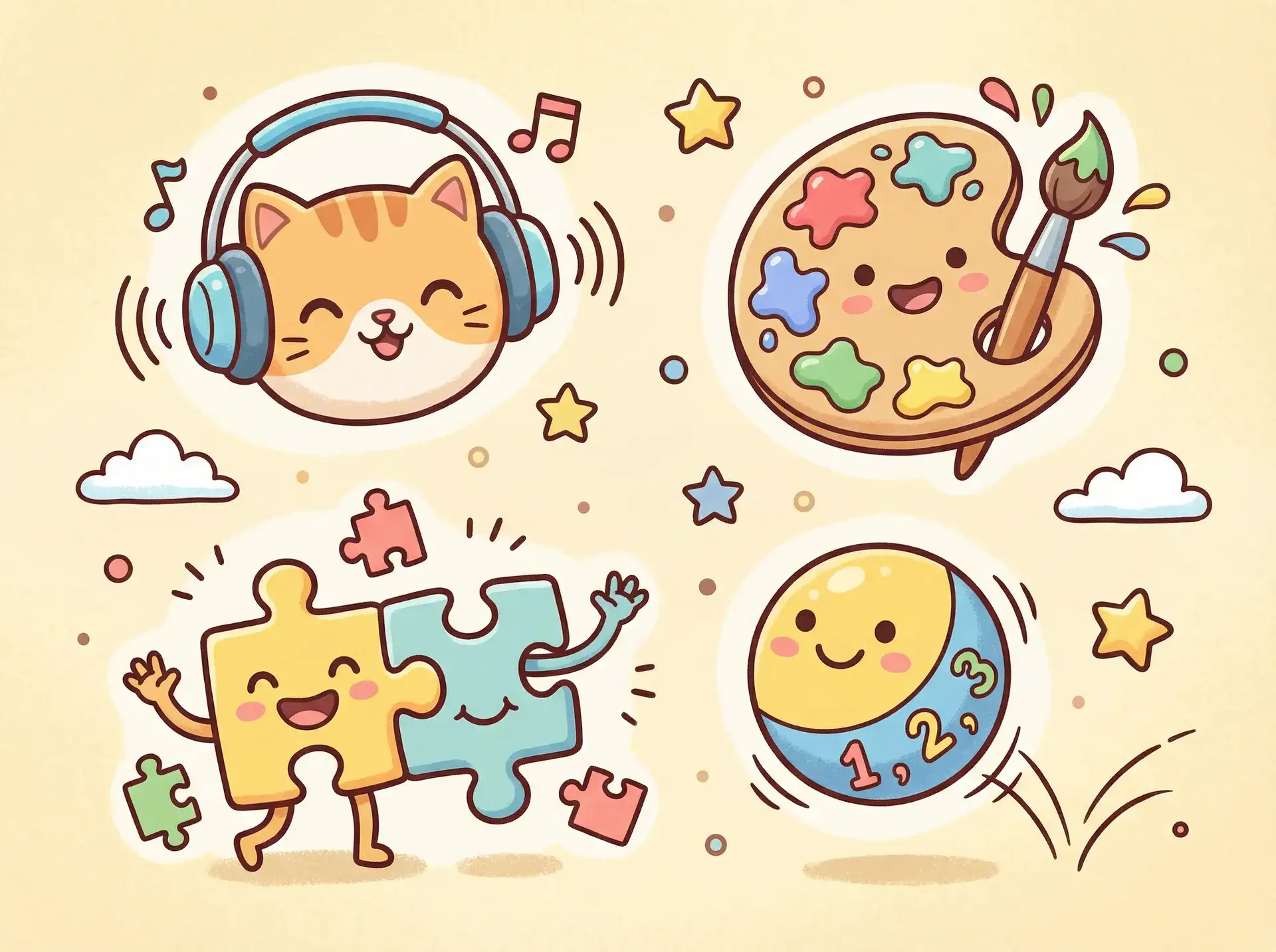 小朋友的手工作品 - 爱情岛视频 益智创作